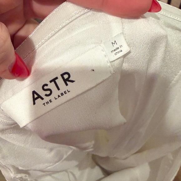 ASTR The Label Strapless Mixed Media
Drop Waist Mini Dress - Picture 3 of 5